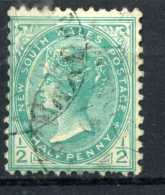 RARE 1891 NSW New South Wales QV Australia 1/2 HALF PENNY  RARE STAMP LOW PRICE - Usados