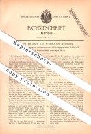 Original Patentschrift - Franz Viegener In Attendorn I. Westf., 1886, Türdrücker , Türen- Und Fensterbau , Tür , Schloss - Attendorn