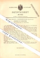 Original Patent - George Whyte In Northview - Elgin / Moray , 1886 , Kerzenschoner , Lamp , Scotland !!! - Moray