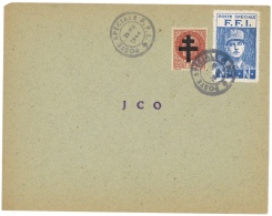 FRANCE 1944 LETTRE POSTE SPECIALE FFI - LIBERATION - Liberación