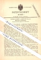 Original Patent- Thomas Humber In Beeston , England  , 1884 , Bicycle , Bike , Fahrrad !!! - Altri & Non Classificati