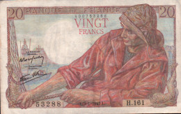 20 Francs Pêcheur - 20 F 1942-1950 ''Pêcheur''