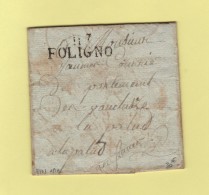 Foligno - 117 - Dept Trusimene - Courrier De 1810 - 1801-1848: Precursori XIX