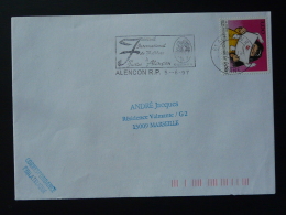 61 Orne Alencon Festival Folklore 1997 - Flamme Sur Lettre Postmark On Cover - Afstempelingen & Vlagstempels