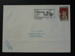 62 Pas De Calais Licques Abbatiale 1999 - Flamme Sur Lettre Postmark On Cover - Abbeys & Monasteries