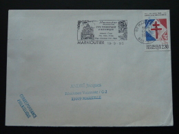 67 Bas Rhin Marmoutier Abbatiale Orgue - Flamme Sur Lettre Postmark On Cover - Klöster