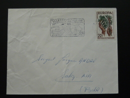 67 Bas Rhin Selestat Abbaye 1957 - Flamme Sur Lettre Postmark On Cover - Abbayes & Monastères