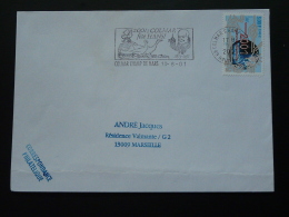 68 Haut Rhin Colmar Hansi Oie Goose 2001 - Flamme Sur Lettre Postmark On Cover - Oche