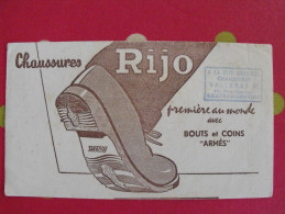 Buvard Chaussures Rijo, Rijonyl. Vers 1950. - Chaussures