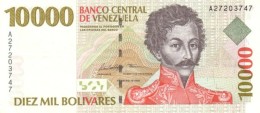 * VENEZUELA 10000 BOLIVARES 1998 P-81 UNC [ VE081 ] - Venezuela