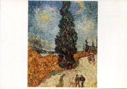 V50 / NEUVE CP VINCENT VAN GOGH LA ROUTE DE CYPRES VOIR DOS - Van Gogh, Vincent