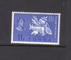 Tonga SG 128 1963 Freedom From Hunger Mint Hinged - Tonga (1970-...)