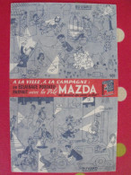 Buvard Pile Mazda. Illustration De Dubout. Vers 1950. - M