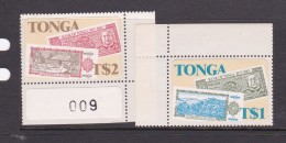 Tonga SG 851-852 1983 Tenth Anniversary Of Bank Of Tonga MNH - Tonga (1970-...)