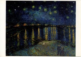 V50 / NEUVE CP VINCENT VAN GOGH LA NUIT ETOILEE VOIR DOS - Van Gogh, Vincent