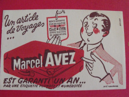 Buvard Valises Marcel Avez. Article De Voyages. Havas. Vers 1950. - A