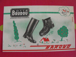 Buvard Botte Baudou. Baroud. Vers 1950. - Schuhe