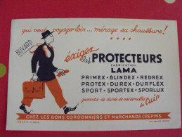 Buvard Protecteurs Lama De Vos Semelles De Cuir. Cordonniers Marchands Crepins. Vers 1950 - Chaussures