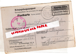 GUERRE 1939-1945- MILITARIA- KRIEGSGEFANGENENPOST-STALAG VII B -DECROSSAC PAULINE A ROYERES 87--HENRI CHOUVIAT 1942 - Documenti Storici