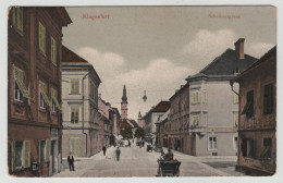 Austro Hungarian Monarchy Austria Klagenfurt Shop Geschäft Schul Haus Gasse Carriage Lamp Post Card Postkarte POSTCARD - Klagenfurt