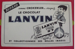 Buvard Chocolat Lanvin. Crokenler Album D'images. Vers 1950 - Cacao