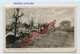 MOISLAINS-CARTE Imprimee Allemande-Guerre 14-18-1 WK-France-80- - Moislains