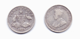Australia 3 Pence 1921 (m) - Threepence