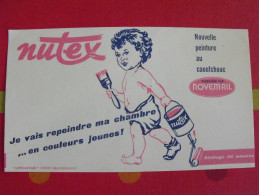 Buvard Peinture Nutex Bébé Novémail. Vers 1950 - Verf & Lak