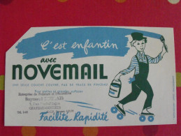 Buvard Peinture Novémail. Vers 1950 - Farben & Lacke