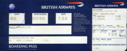 Air Ticket London-Lisbon Route - British Airways - Europe