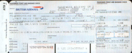 Air Ticket Lisbon-London- Bucharest Route - British Airways - Europe