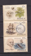 Tonga SG 1032-1034 Bicentenary Of Mutiny Of Bounty  SPECIMEN  Set MNH - Tonga (1970-...)