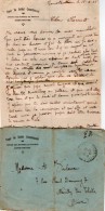 VP5374 - MILITARIA - Lettre En Franchise Militaire - Soldat P. BERGERON Au 7ème Rgt Tirailleurs Algériens à CONSTANTINE - Documenten