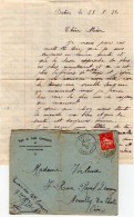 VP5375 - MILITARIA - Lettre En Franchise Militaire - Soldat P. BERGERON Au 7ème Rgt Tirailleurs Algériens à BATNA - Documenten