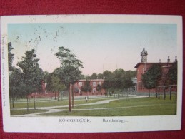 GERMANY / KOENIGSBRUECK - KÖNIGSBRÜCK / MILITARY WWI. BARACKENLAGER / 1921 - Königsbrück