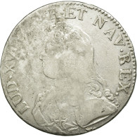 Monnaie, France, Louis XV, Écu Aux Branches D'olivier, Ecu, 1727, Limoges, B+ - 1715-1774 Luis XV El Bien Amado