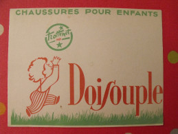 Buvard Chaussures Pour Enfants Doisouple Trottinet. Vers 1950 - Chaussures