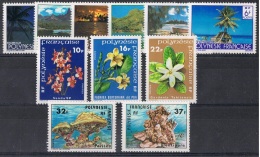 POLY-18 - POLYNESIE N° 120-128/37 Neufs** - Unused Stamps