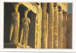R2301 Grecia - Atene - Le Cariatidi Dell'Acropoli - Cartolina Con Legenda Descrittiva - Edizioni De Agostini - Europe
