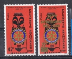 POLY-20 - POLYNESIE N° 145/46 Neufs** Rotary International - Neufs