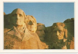 R2304 Usa - Mount Rushmore - I Ritratti Di Quattro Presidenti - Cartolina Con Legenda Descrittiva - Edizioni De Agostini - Amérique