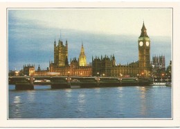 R2314 Gran Bretagna - Londra - Il Ponte Di Westminster - Cartolina Con Legenda Descrittiva - Edizioni De Agostini - Europe