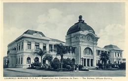 MOÇAMBIQUE, MOZAMBIQUE, LOURENÇO MARQUES, Repartições Dos Caminhos De Ferro, 2 Scans - Mozambico