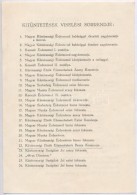 1948. 'Tájékoztató A Kitüntetések ViselésérÅ‘l /... - Zonder Classificatie