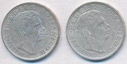 Románia 1942. 200L Ag (2x) T:2,2-
Romania 1942. 200 Lei Ag (2x) C:XF,VF - Zonder Classificatie