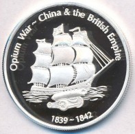 Cook-szigetek 2005. 5$ Ag 'Ázsia Történelme - Ópiumháború - Kína... - Zonder Classificatie