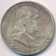 Amerikai Egyesült Államok 1963D 1/2$ Ag 'Franklin' T:2
USA 1963D 1/2 Dollar Ag 'Franklin' C:XF - Zonder Classificatie