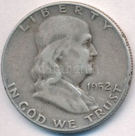 Amerikai Egyesült Államok 1952. 1/2$ Ag 'Franklin' T:2- Ph. 
USA 1952. 1/2 Dollar Ag 'Franklin' C:VF... - Ohne Zuordnung