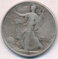 Amerikai Egyesült Államok 1943. 1/2$ Ag 'Walking Liberty' T:3 K.
USA 1943. 1/2 Dollar Ag 'Walking... - Ohne Zuordnung