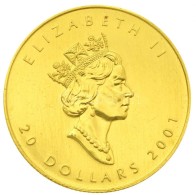 Kanada 2001. 20$ Au 'II. Erzsébet' (15,6g/0.999) T:2
Canada 2001. 20 Dollars Au 'Elizabeth II' (15,6g/0.999)... - Unclassified